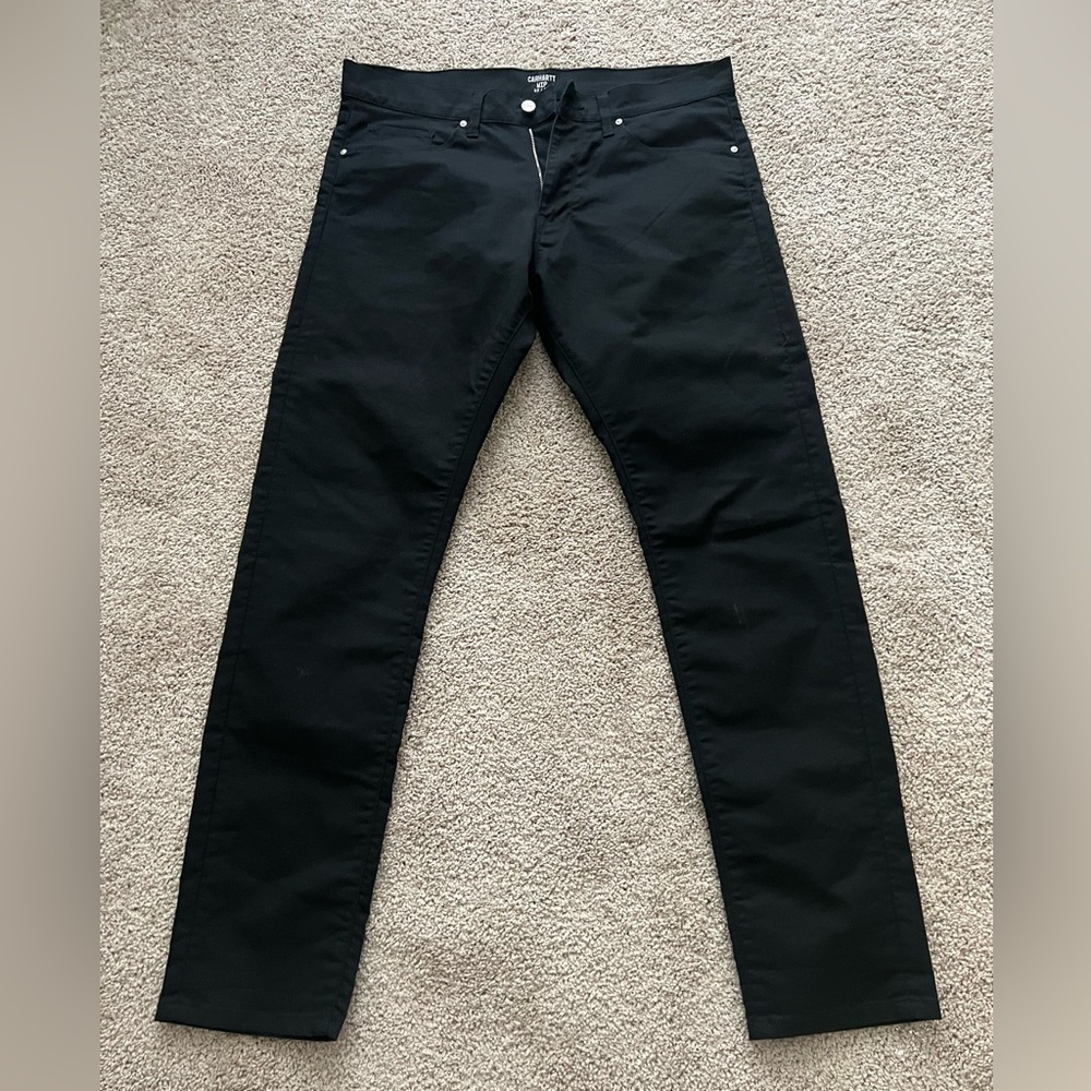 Mens Black Carhartt WIP Vicious Pant 33/32